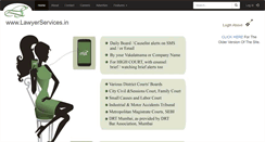 Desktop Screenshot of lawyerservices.in
