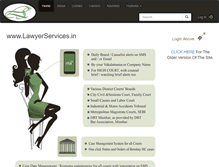 Tablet Screenshot of lawyerservices.in